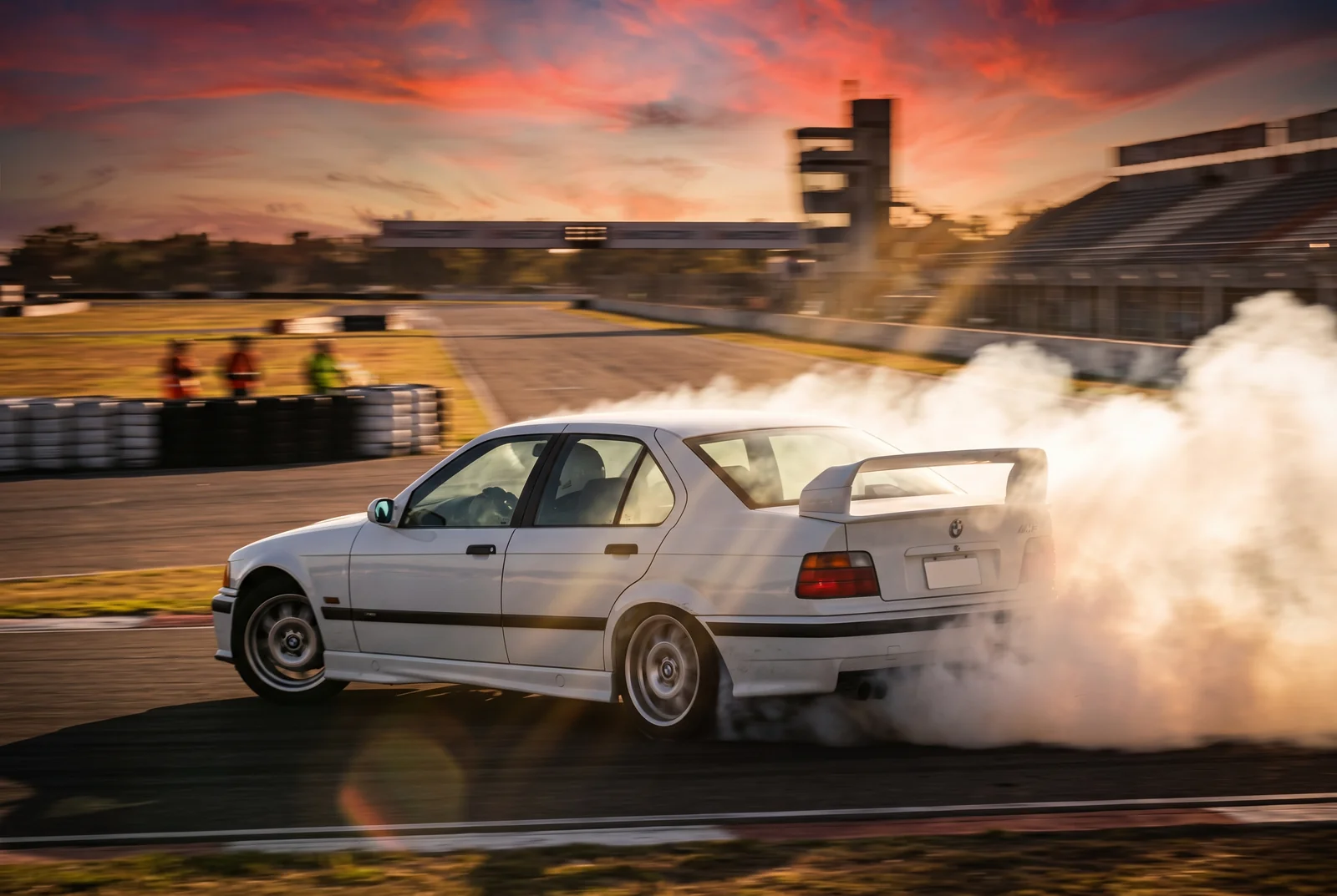 Drift extremo en plena pista