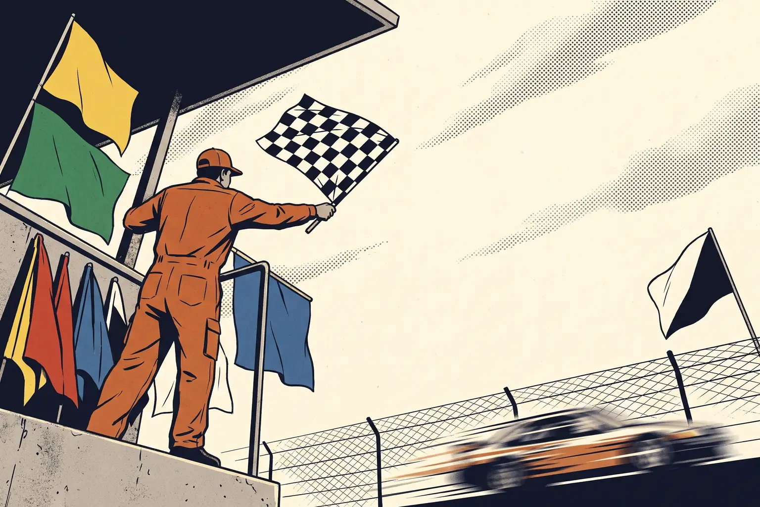 Banderas del automovilismo: qué significa cada una