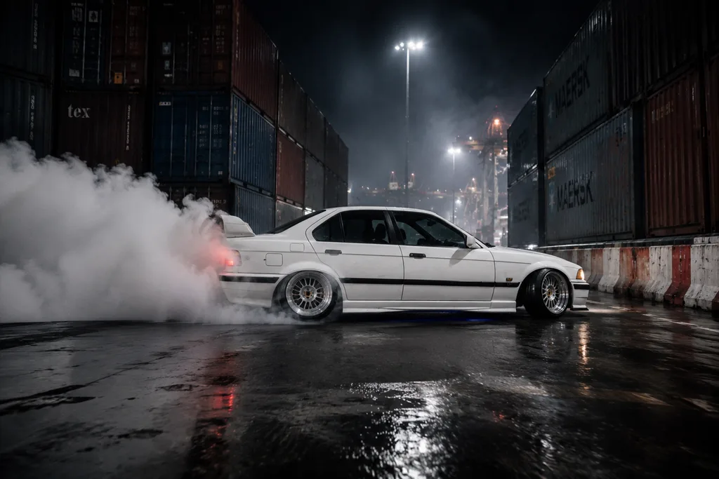 BMW E36 en sesion de drift de 60 minutos con instructor, regalo memorable en Buenos Aires